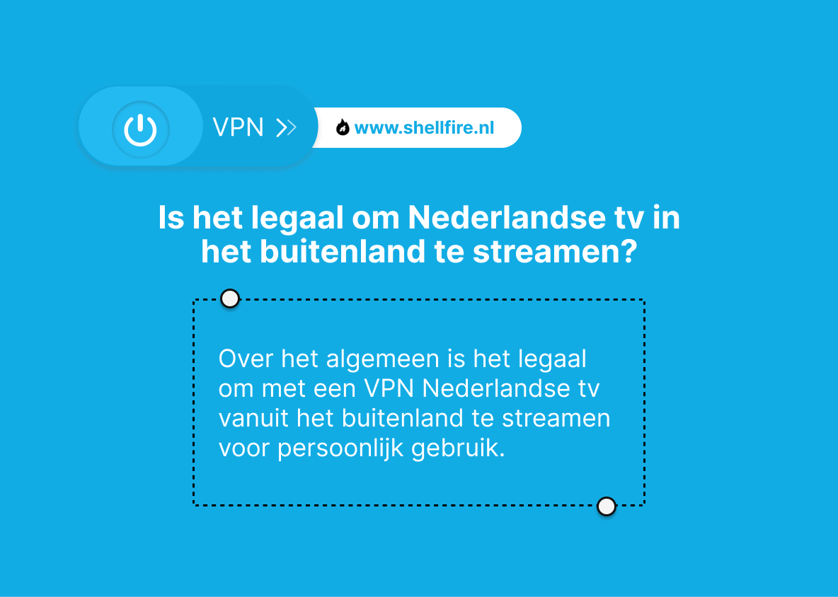 Is het legaal om Nederlandse tv in het buitenland te streamen?